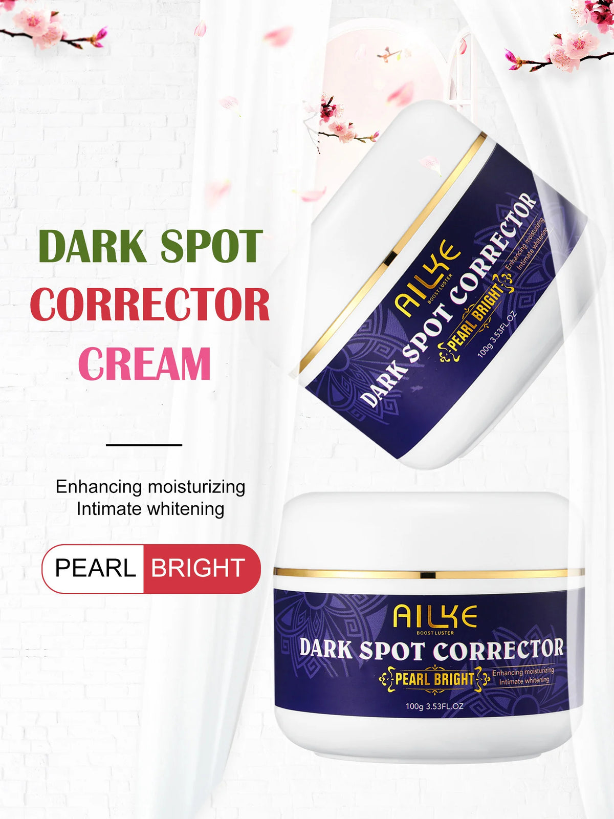 Hot Trend Vault AILKE whitening skin care set for all skin types, featuring products to reduce dark spots and brighten skin.