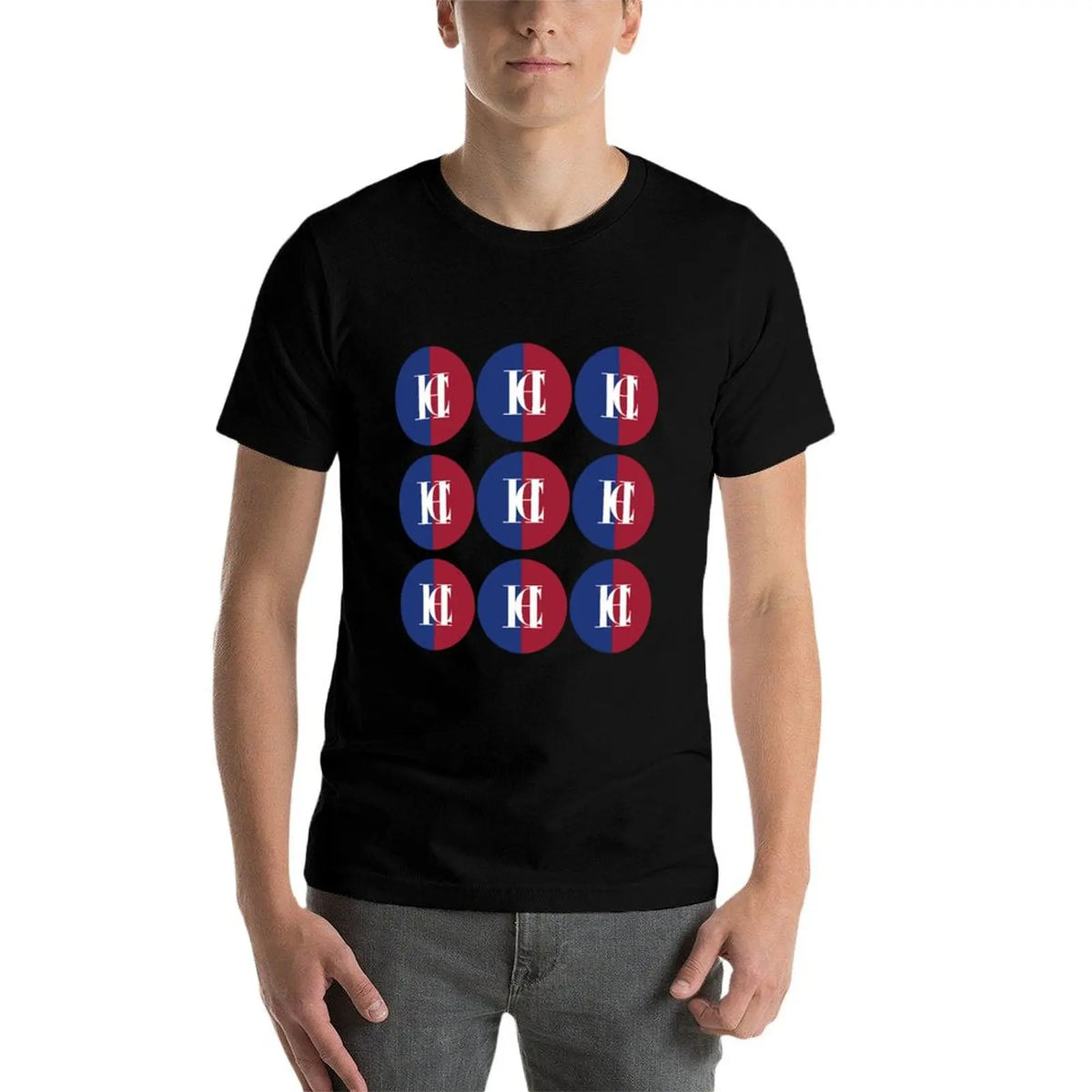 Hot Trend Vault men's cotton short sleeve tee, breathable casual shirt with a relaxed fit and classic crew neckline.