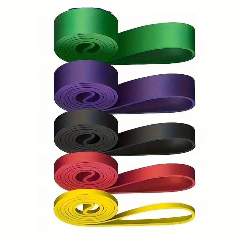 resistance Bands, Stackable TPE Resistance Bands for Strength Training, Fitness, Workout, Stretching, Home Gym and More