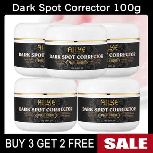 AILKE Unisex Collagen 5-in-1 skin care kit with products for even tone and glowing skin, featuring sleek packaging and application tools.