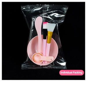 Facial Brush Mask Bowl Spoon Set Mask Brush Bar DIY Beauty Tools Mixing Tools Skin Care Makeup Supplies Woman Facial Tools