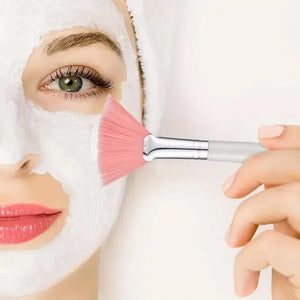 3/6/12pcs Practical Facial Brushes Fan Shape Brush Flat Head Face Mask Applicator Soft Portable Mask Brushes Cosmetic Tools
