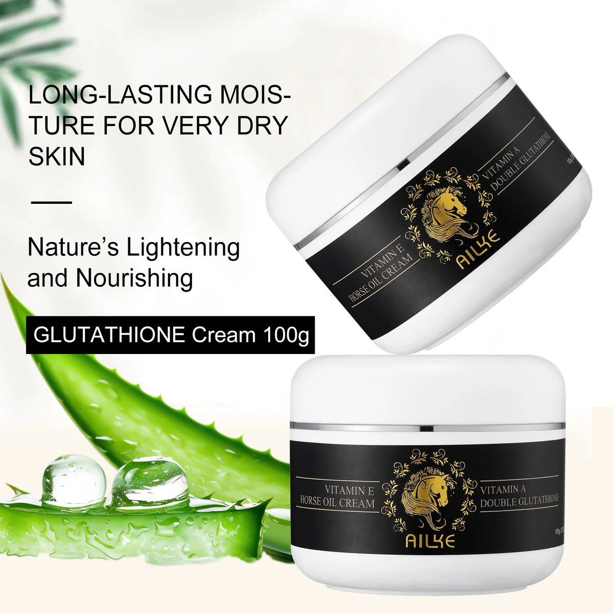 AILKE Unisex Collagen 5-in-1 Skin Care Kit with even tone and glow, featuring various skincare products in sleek packaging.