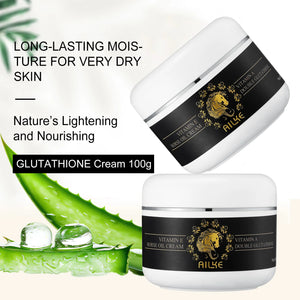 AILKE Unisex Collagen 5-in-1 Skin Care Kit with even tone and glow, featuring various skincare products in sleek packaging.