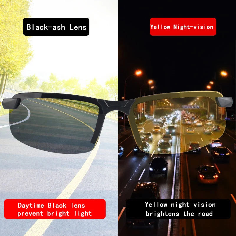 3pcs/set Fashion Night Vision Glasses Women Men Outdoor Sports Driver Anti-Glare For Night Driving Can With Prescription Glasses