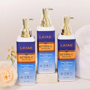 AILKE Retinol Whitening Skin Care Set by Hot Trend Vault with anti-wrinkle, dark spot reduction, moisturizing soap for all skin types