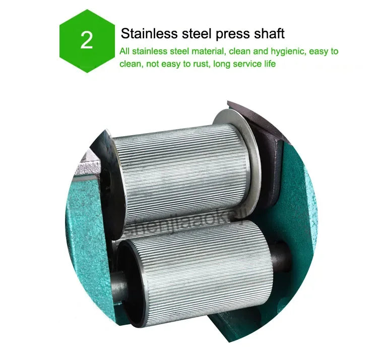 Hand Crank Stainless Steel SugarCane Machine Manual Sugar Cane Juicer 100% Sugar Cane Juice Machine 50kg/H