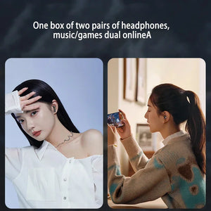 Upgraded TWS Wireless Headphones Noise Canceling Earbuds Bluetooth 5.3 Earphone HD Stereo Sports Waterproof Headset PK M25 M45