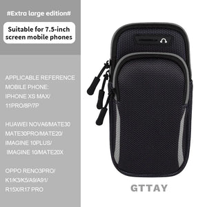 Running phone arm Bag for men and women Arm strap Sports arm Sleeve Artifact Wrist bag Waterproof lightweight outdoor equipment