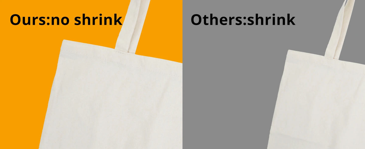 Six reusable canvas tote bags by Hot Trend Vault, eco-friendly durable grocery bags for eco-conscious shoppers.