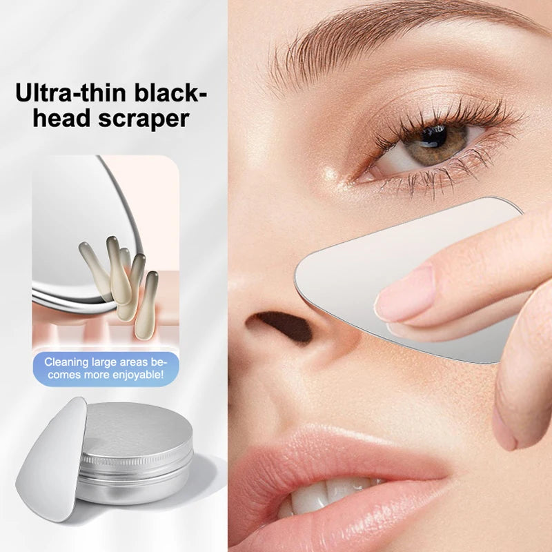 Facial Blackhead Removal Tool Face Scraper For Deep Cleansing Face Spatula Nose Whitehead Remover Skin Care Beauty Tools