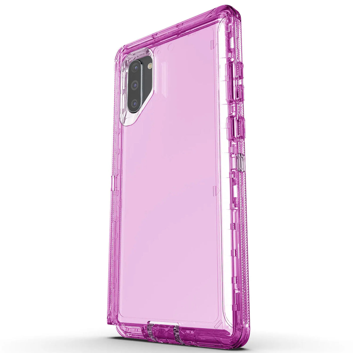 For Samsung Galaxy Note10/Plus Transparent Case Shockproof Cover And 2pcs Tempered Glass Screen Protector Case Friendly Clear