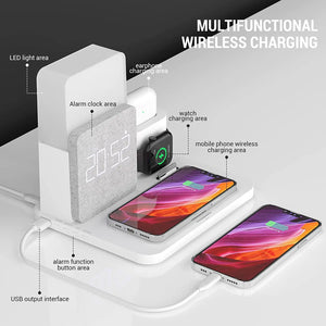 Hot Trend Vault wireless charging stand for iPhone, fast charge power, sleek design with a modern look and easy-to-use stand.