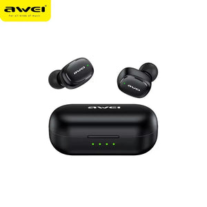 Awei T13 Pro Bluetooth 5.3 Earphone Wireless Bluetooth Headset In-Ear TWS Earbuds With Mic HiFi Bass Stereo Gaming Headphones