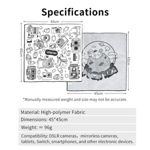 Ulanzi Double-sided Printing Protective Wrap Camera Smartphone Cleaning Cloth for Camera Smartphone Tablet Fill Light