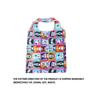 Foldable reusable grocery bag from Hot Trend Vault, eco-friendly tote with handles, designed for shopping and everyday use.