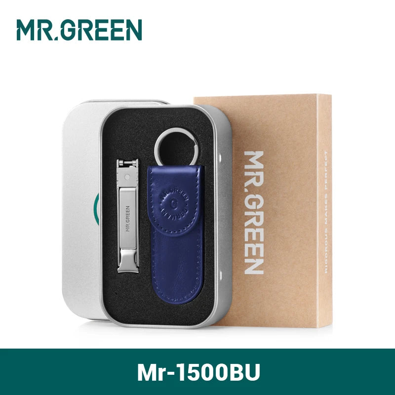 MR.GREEN Ultra-Thin Nail Clippers Collapsible Portable Travel Fingernail Nail Scissors Cutter Stainless Steel Manicure Tools