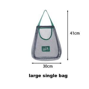 Hot Trend Vault reusable mesh storage bags for vegetables, hanging kitchen produce organizers, keeping vegetables fresh.
