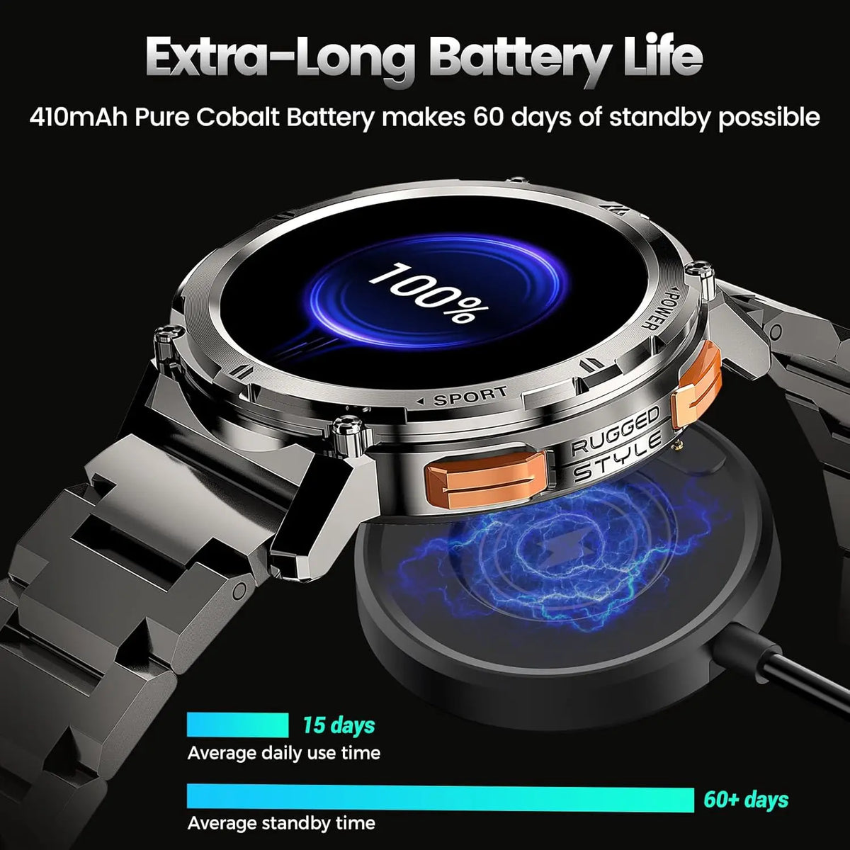 Original TICWRIS TANK T2 Military Smart Watches Men AMOLED Bluetooth IP69K Waterproof AI Voice Assistant Women Smartwatch Ultra