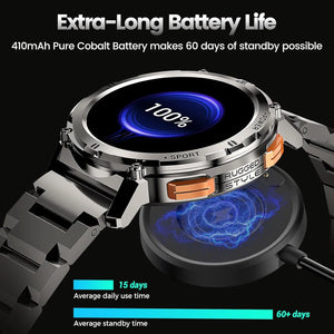 Original TICWRIS TANK T2 Military Smart Watches Men AMOLED Bluetooth IP69K Waterproof AI Voice Assistant Women Smartwatch Ultra