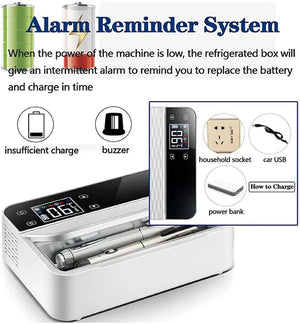 Small Fridge Cooler Insulin Cooler Medical Portable Insulin Bag Travel Keep Chilled Insulin Case USB Mini Refrigerator cold