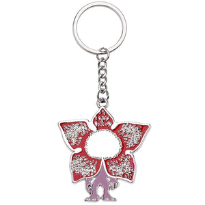 USA Sci-fi Thriller TV Series Demodog Keychain Metal Pendent Car Key Chain Keyring Jewelry Accessories Gifts For Men Women