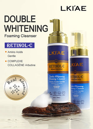 Hot Trend Vault AILKE Retinol Whitening Skin Care Set with soap, designed for all skin types to reduce dark spots and wrinkles.