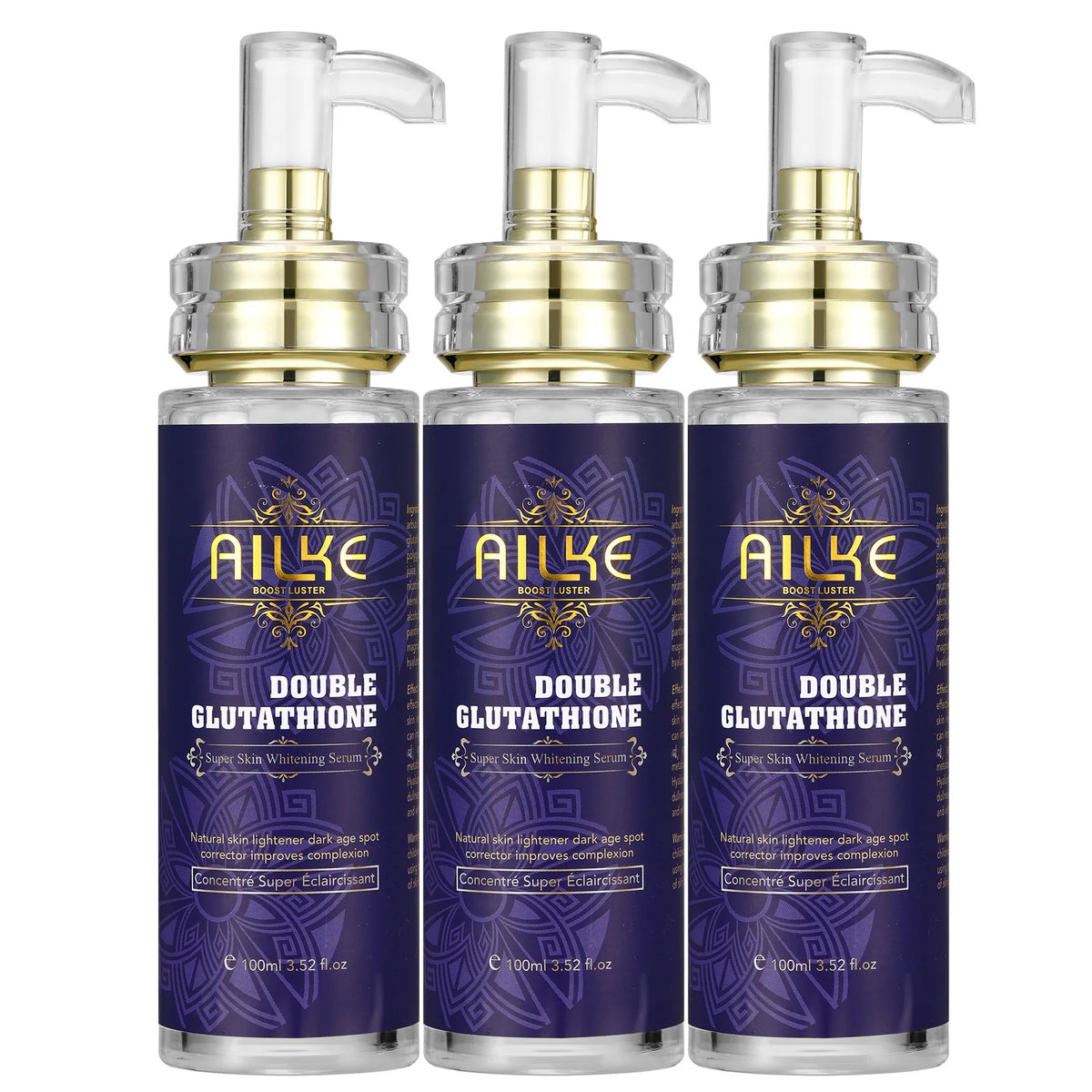 Hot Trend Vault AILKE Glutathione Whitening Skin Care for women, featuring moisturizing formula for even skin tone on all skin types.