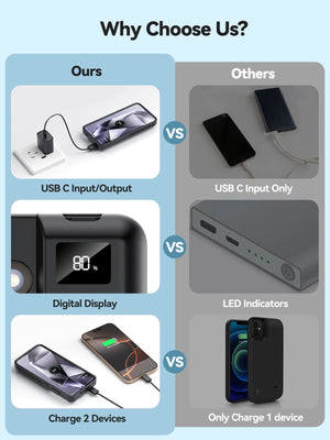 Wireless charger power case for Galaxy S25 by NEWDERY, 10000mAh capacity, designed for convenient charging on the go.