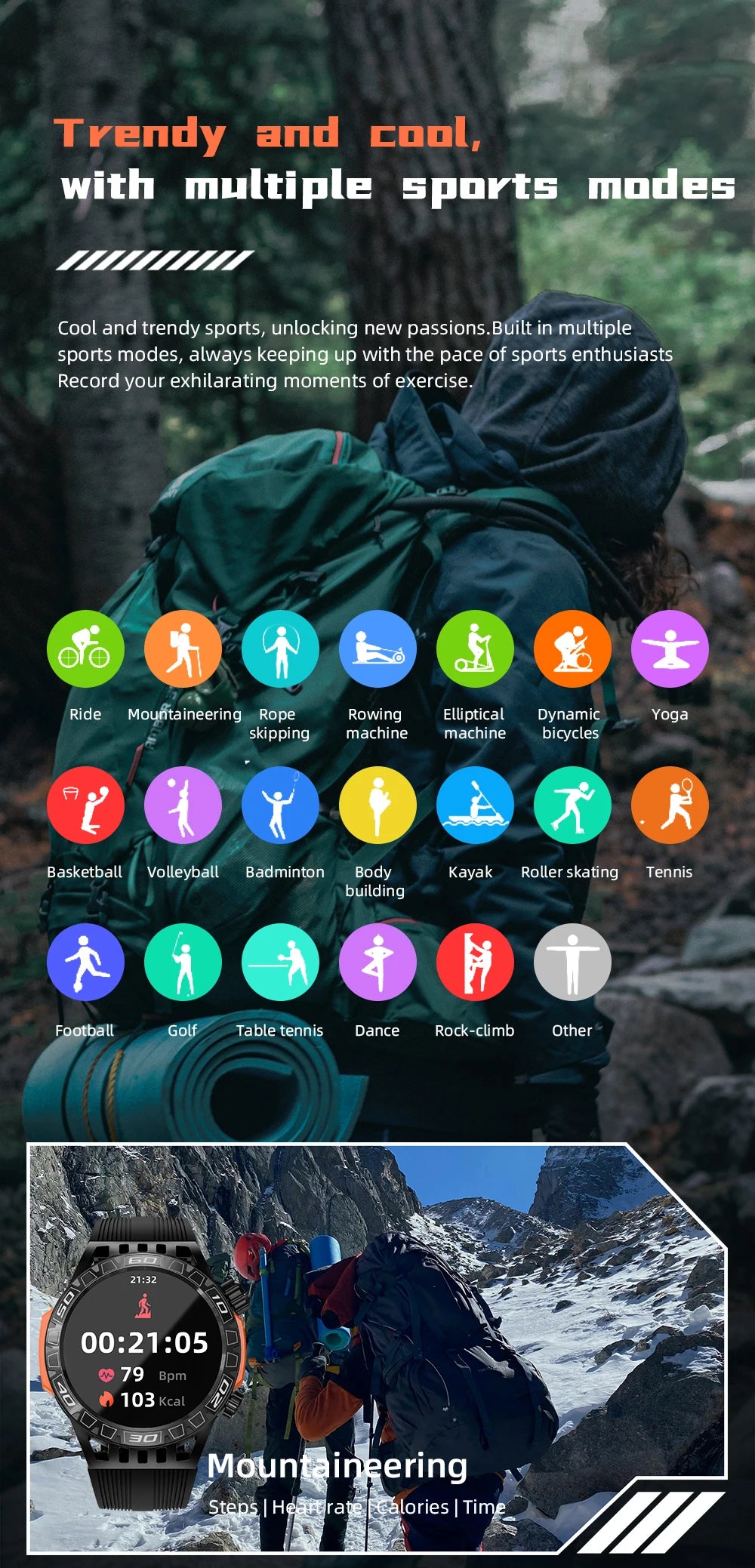 LOKMAT ZEUS 6 PRO Smart Watches Bluetooth Calls Flashlight Waterproof Smartwatches 1.46'' Screen Compass Sport Fitness Tracker