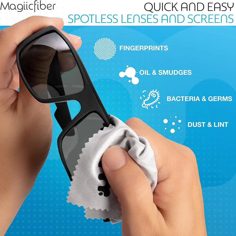MagiicFiber Microfiber Cleaning Cloth, High-density Stripe-free Wipes, Soft and Efficient Premium Screen Cleaning Cloth