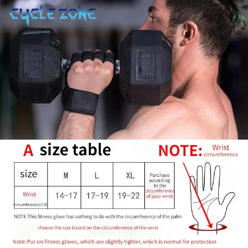 Hot Trend Vault men's weight training gloves with premium grip, suitable for cycling and active fitness activities.