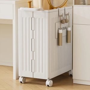 Hot Trend Vault yoga mat storage with wheels, foldable organizer for yogis, designed to keep yoga mats tidy and portable.