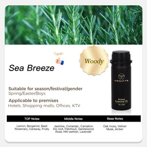 Namstecar perfume fragrance oil by Hot Trend Vault, 100ml bottle with four 5ml scent samples for home diffusers.