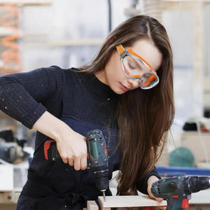 Construction Goggles For Men Angle Grinder Goggles Anti-Fog Woodworking Eyewear Anti-Splash Welding Safety Glasses Dustproof For