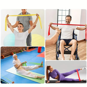Resistance Bands for Working Out Exercise Bands Physical Therapy Outdoor Fitness Training Pilates Home Gym Stretch Elastic Band