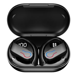 Bluetooth 5.3 Wireless Earbuds Sports Headphones with Earhooks Built-in Mic Earphones Waterproof Headphones Ear Buds for Sports