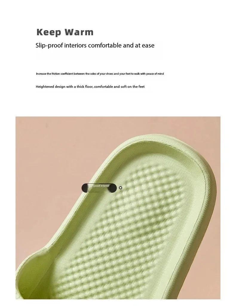 Soft Sole Massage Shower Shoes for Women Men Couples Waterproof Non-slip Home Leisure Fashion Bathroom Slippers