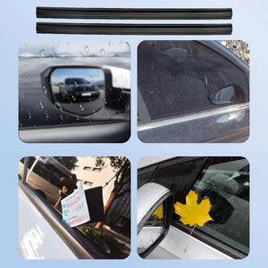 Car Side Window Wiper Driver Side Glass Cleaning Tool Rubber Truck Glass Cleaner Water Mist Removal Tool For Rainy And Foggy Day