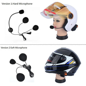 Fodsports BT-S2 Intercom Motorcycle Helmet Bluetooth Headset BT Interphone Handsfree Intercomunicador with FM Radio