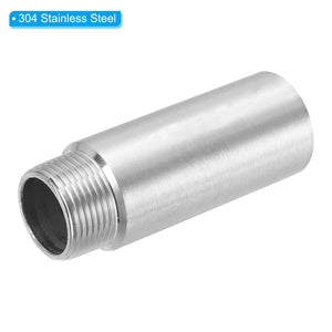 Stainless Steel 4" Length 1" NPT Male to 1" NPT Female Pipe Fitting