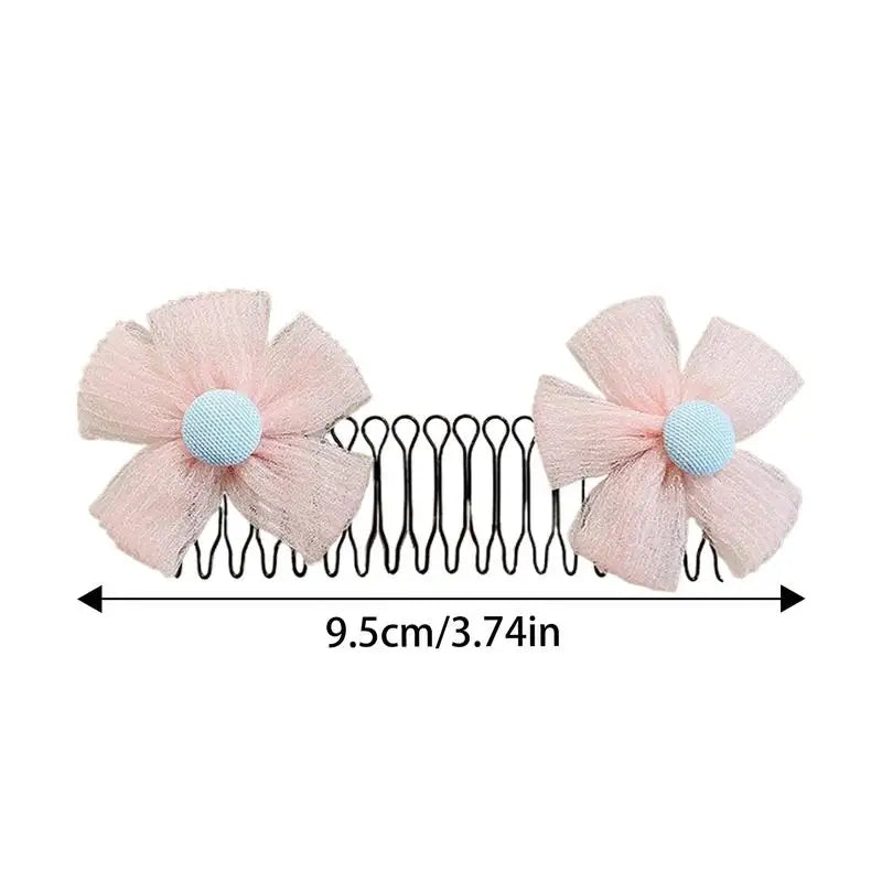 Hot Trend Vault flower crown hairpins and comb clips for bun styling, strong hold hair accessories for women and girls.