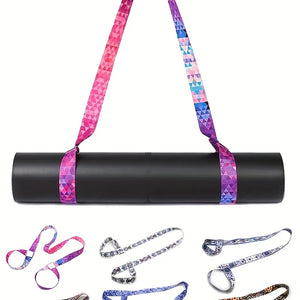 Hot Trend Vault adjustable yoga mat strap bag with handles, designed for easy carrying and storage of yoga mats.