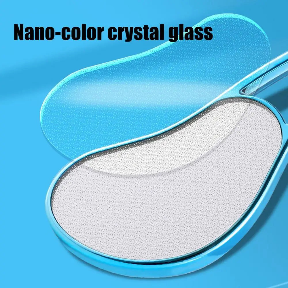 Hot Trend Vault Nano Glass Pedicure Foot File for callus removal, featuring a sleek glass design for home spa foot care.
