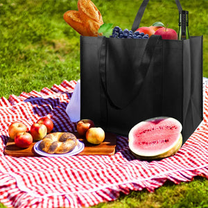 Reusable eco-friendly shopping bag for women by Hot Trend Vault, foldable large capacity tote with stylish design.