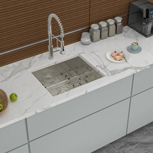 21 Inch Undermount Sink - 21"x18"x9" Undermount Stainless Steel Kitchen Sink Single Bowl Kitchen Sink Basin