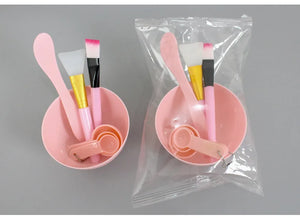 Facial Brush Mask Bowl Spoon Set Mask Brush Bar DIY Beauty Tools Mixing Tools Skin Care Makeup Supplies Woman Facial Tools