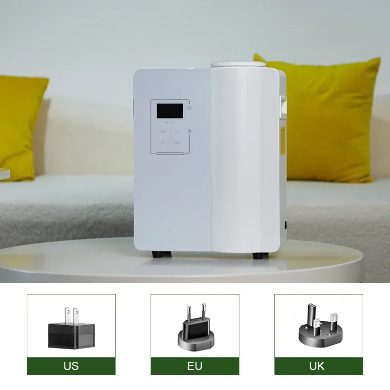LuxPerfume Bluetooth app-controlled aroma diffuser with 200ml aluminum body by Hot Trend Vault, designed for essential oils and aromatherapy.