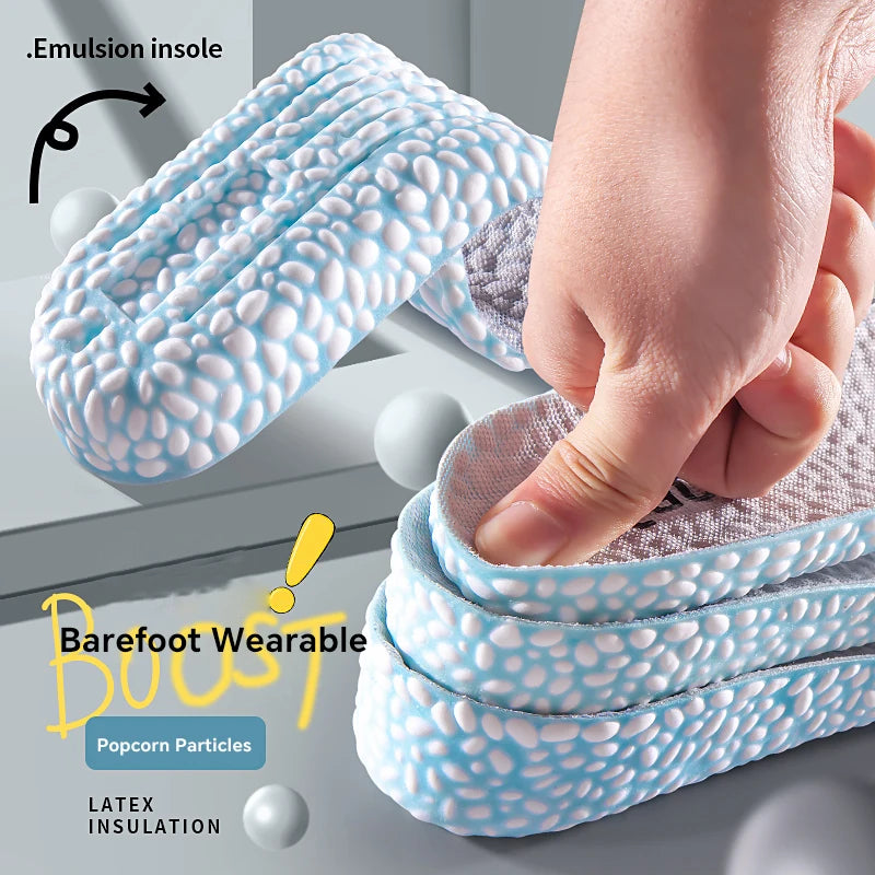 1 Pair EVA Material Invisible Height Increase Insoles For Shoes Breathable Shock Absorption Comfortable For Women Men