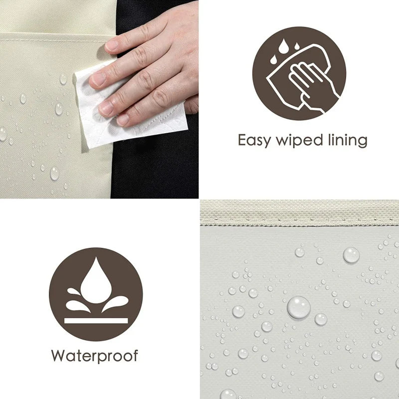 Laundry Basket with Wheels Large Capacity Yoga Mat Storage Basket Multifunctional Foldable Waterproof Dirty Clothes Storage Bag